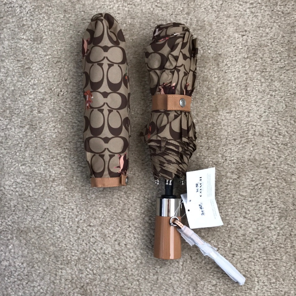 Coach luxury umbrella, NWT